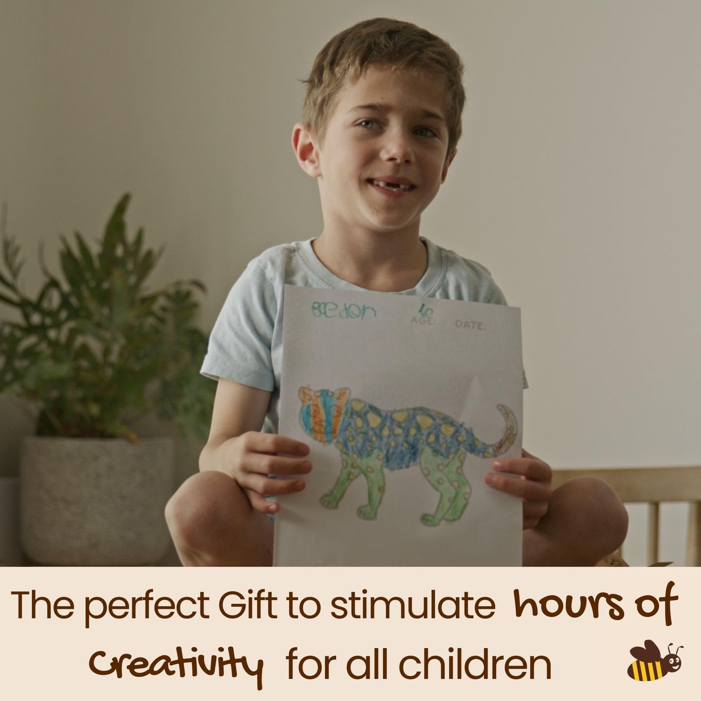 Honeysticks 100% Pure Beeswax Crayons – Non-Toxic, Handmade NZ (12-Pack + 40-Page Book)