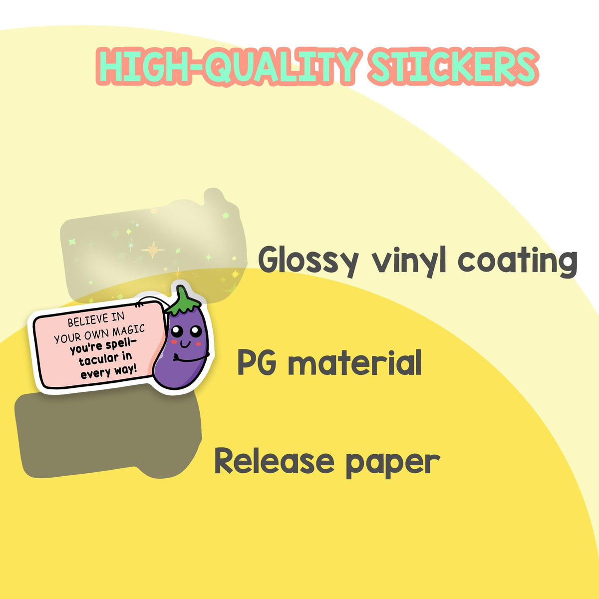 HONHO Inspirational Animal Stickers – Holographic Motivational Buddies for Bottles, Laptops & Phones