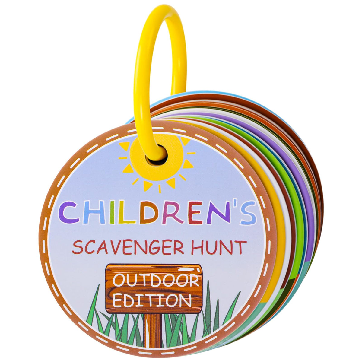 Hoolerry Toddler Scavenger Hunt Cards – Outdoor Edition for Ages 3-5