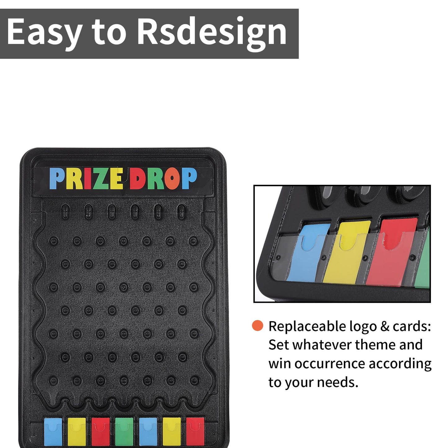 Hooomyai Tabletop Prize Drop Board Game – Large Foldable Plinko (31x21)