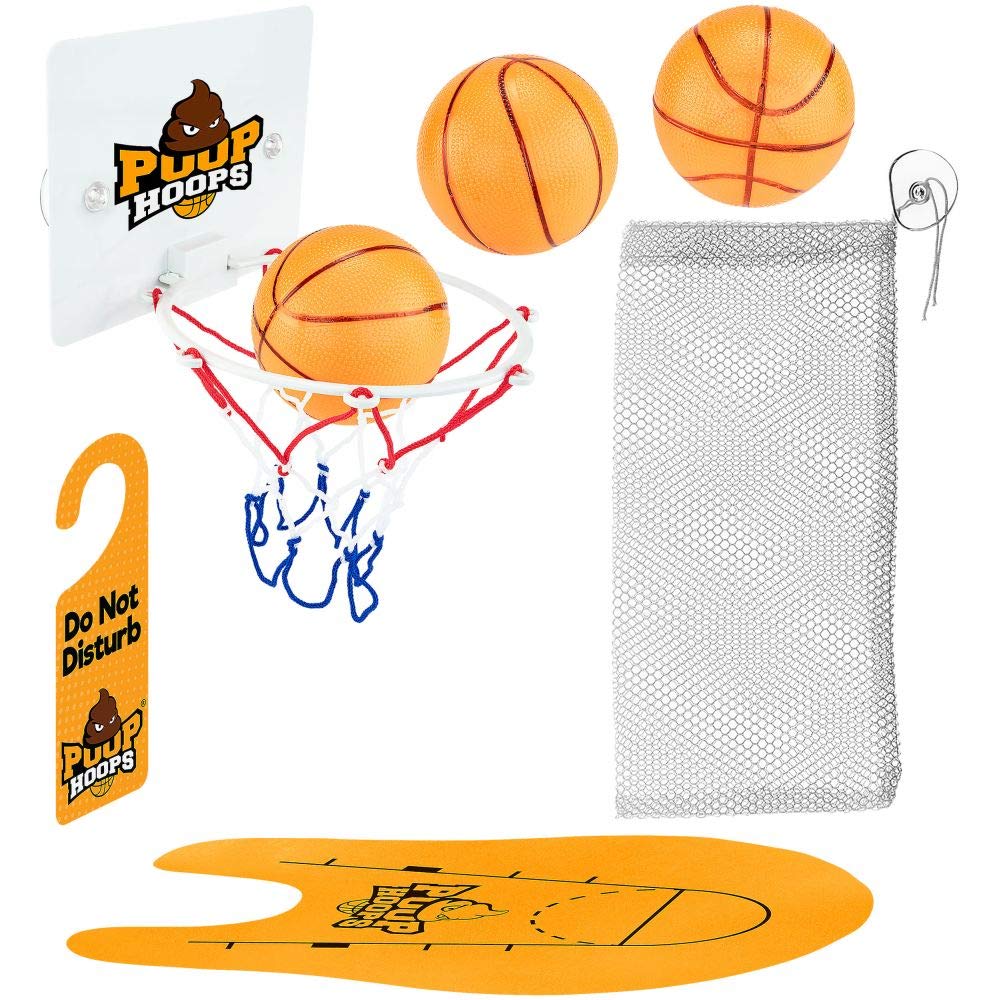 Poop Hoops Toilet Basketball Game Set - Hoopla Toys