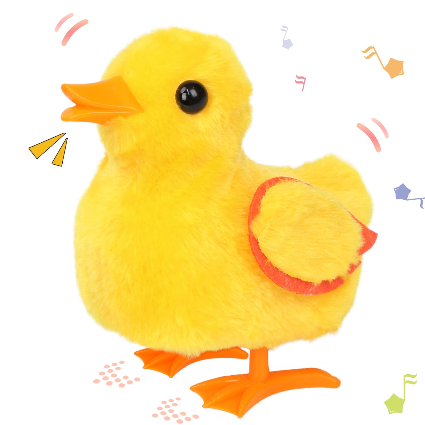 Hopearl Walking Duck Pet – Interactive 8-inch Quack Duckling Plush Toy for Toddlers