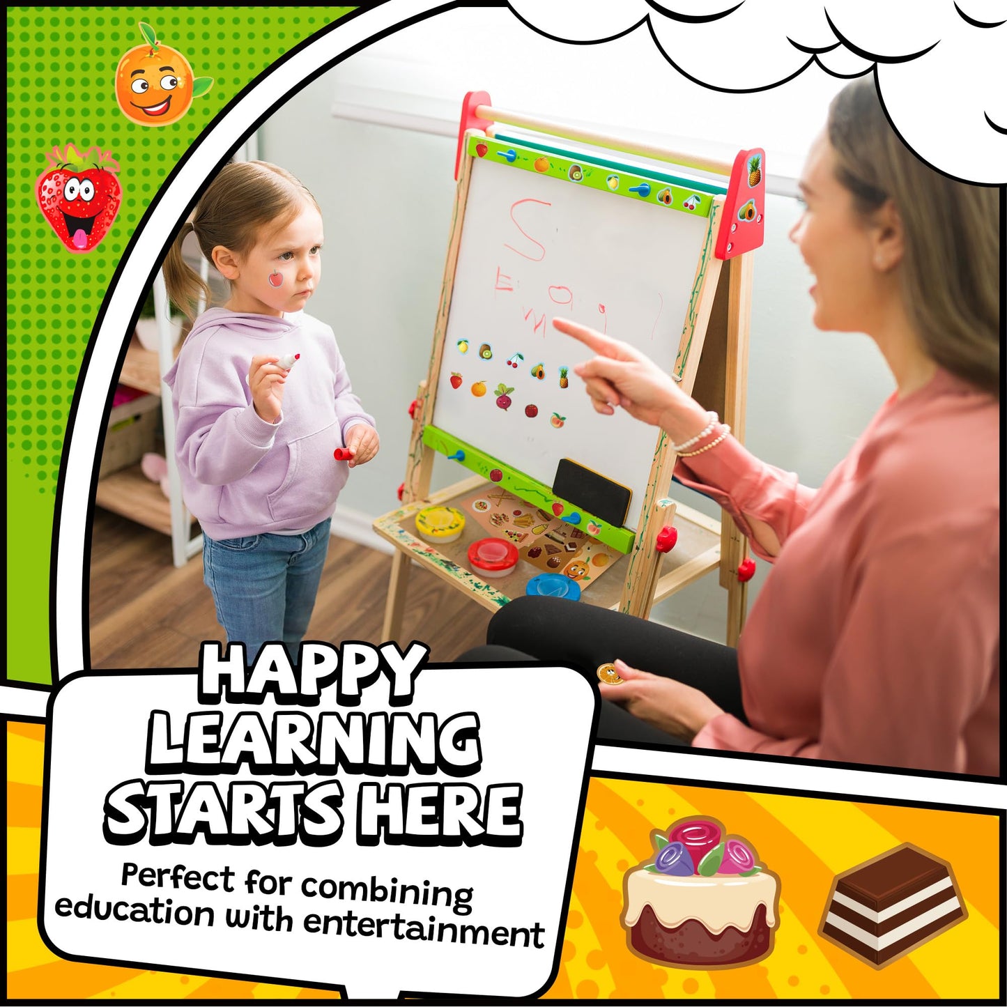 HORIECHALY Smelly Stickers for Kids – 48 Sheets, 12 Scents, Scratch & Sniff Fun for Classrooms