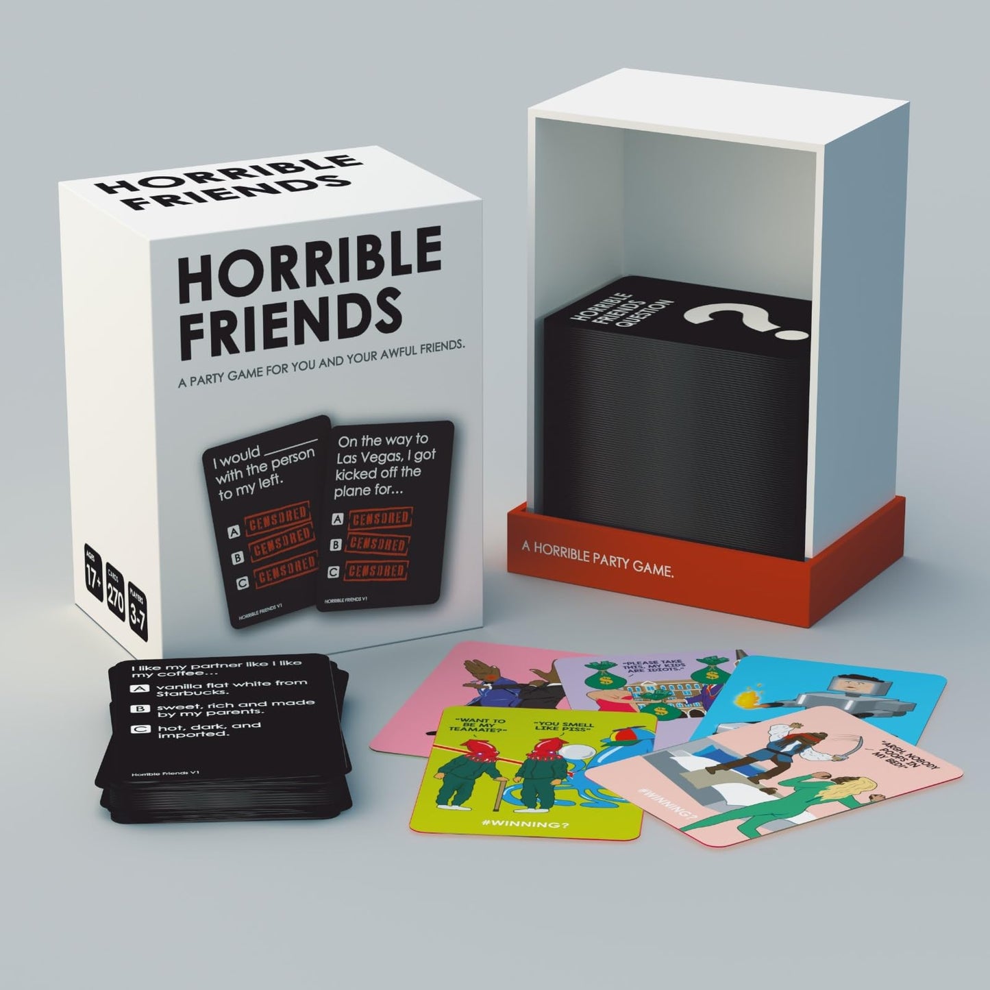 HORRIBLE FRIENDS - A Party Card Game for You and Your Awful Friends