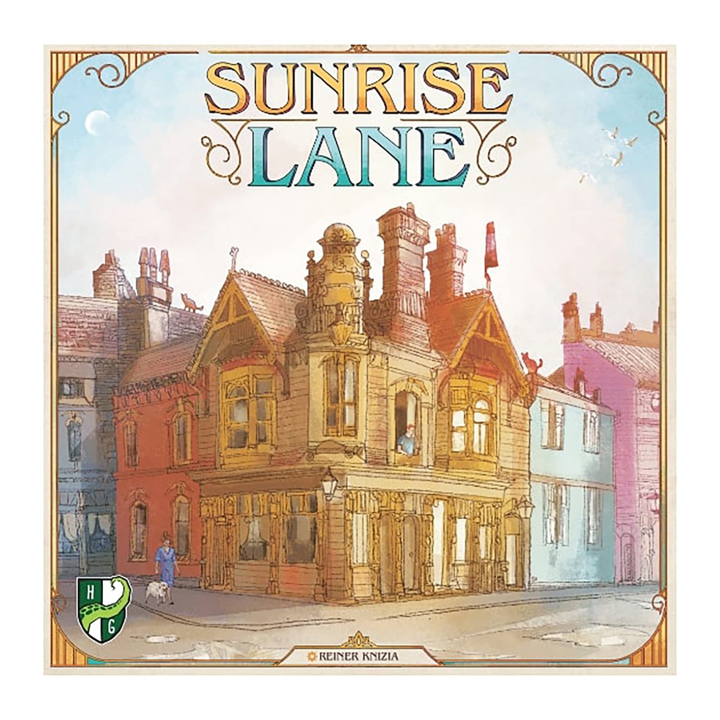 Horrible Guild Sunrise Lane — Strategy Board Game for 2-4 Players, 45 Minutes, Ages 8+