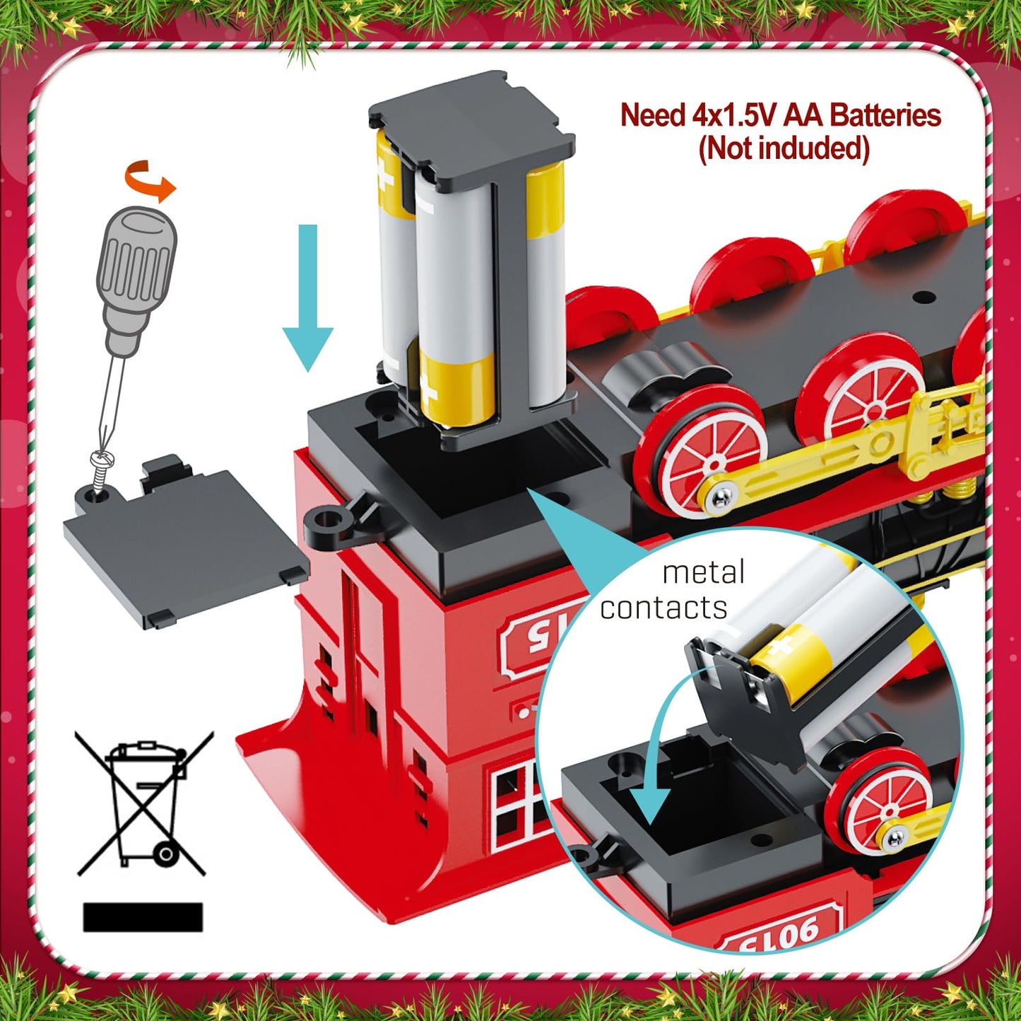 Hot Bee Train Locomotive Engine Toy – Lights, Sounds & Odorless Smoke for Ages 3–7+