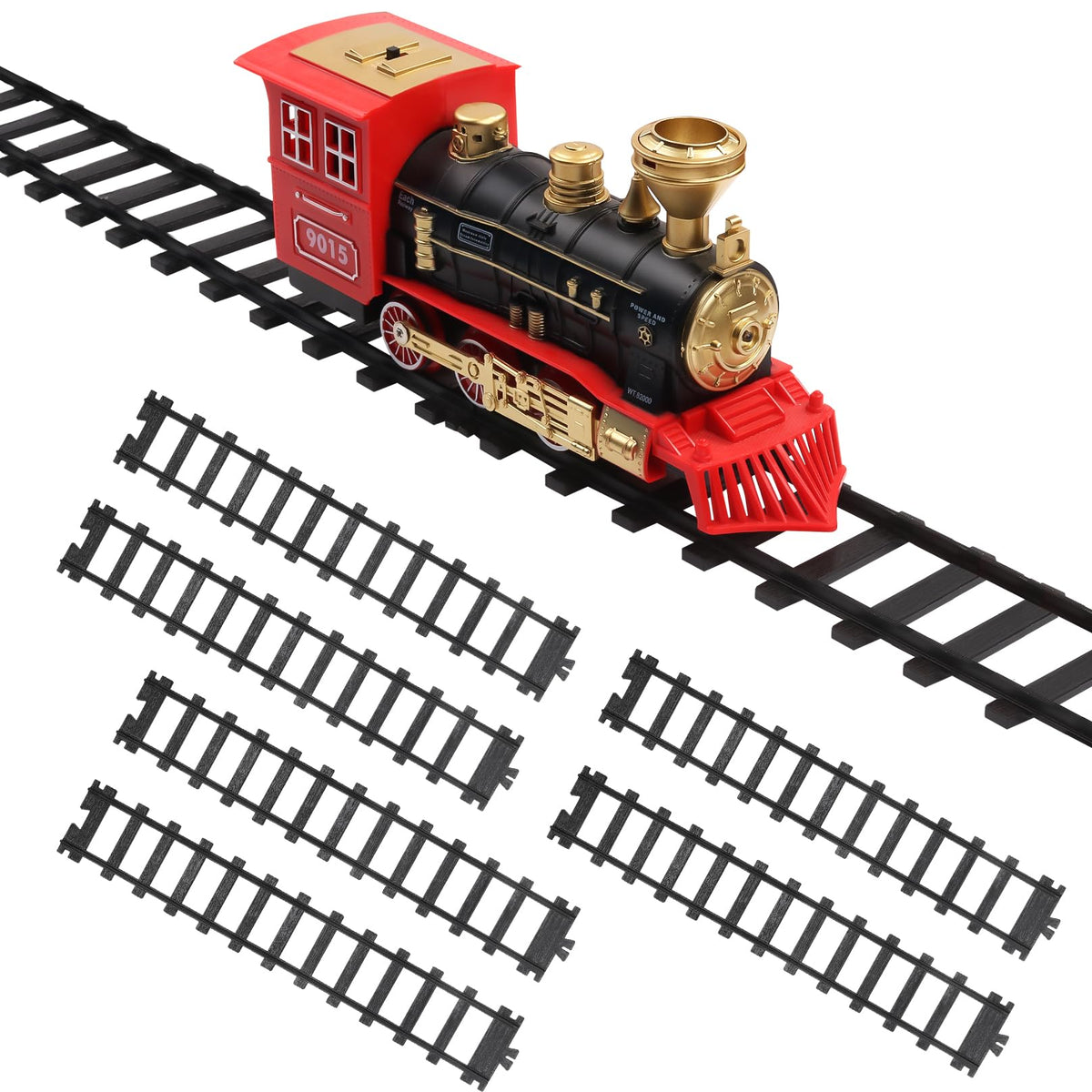 Hot Bee Train Tracks Accessories 6cm (2.36in) for 9015 Trains Set – Replaceable Rails & Easy Assembly