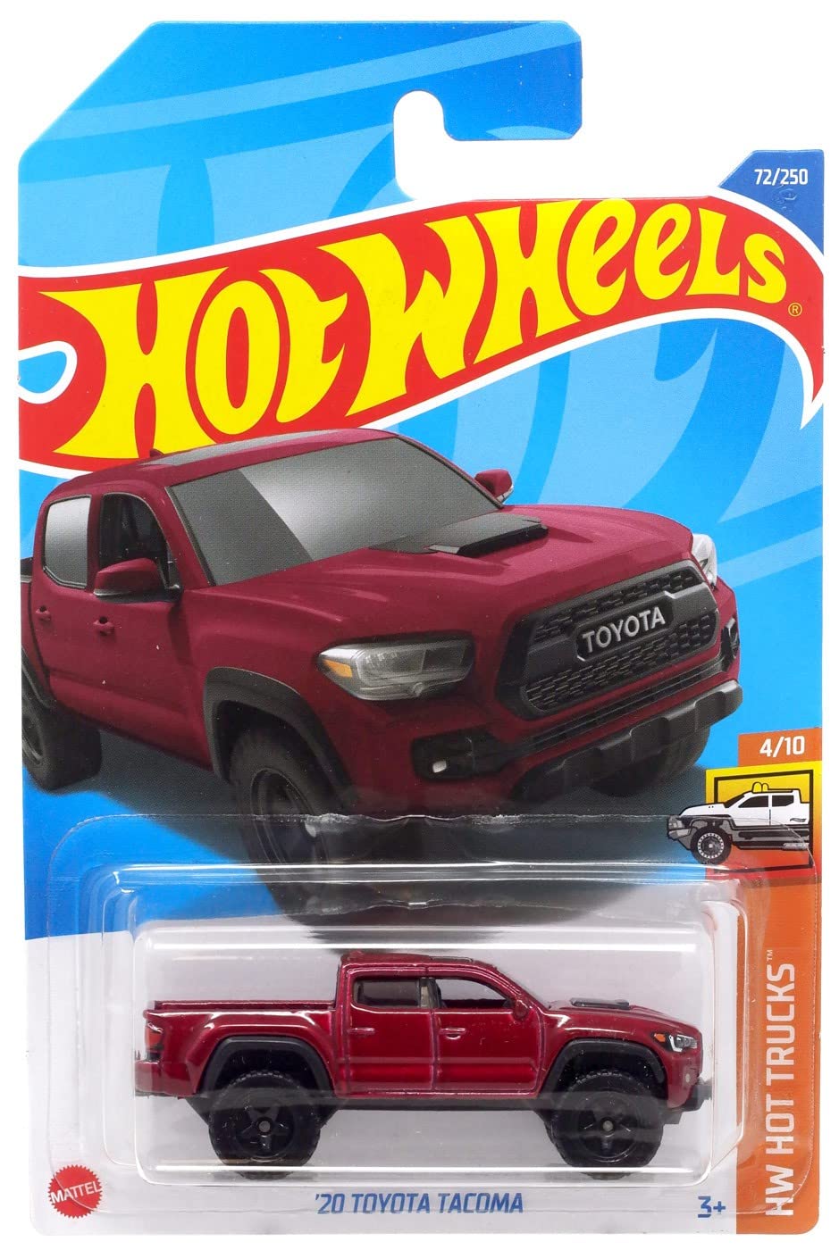 Hot Wheels 2020 Toyota Tacoma Die-Cast Car | Hot Trucks 4/10 (Red)