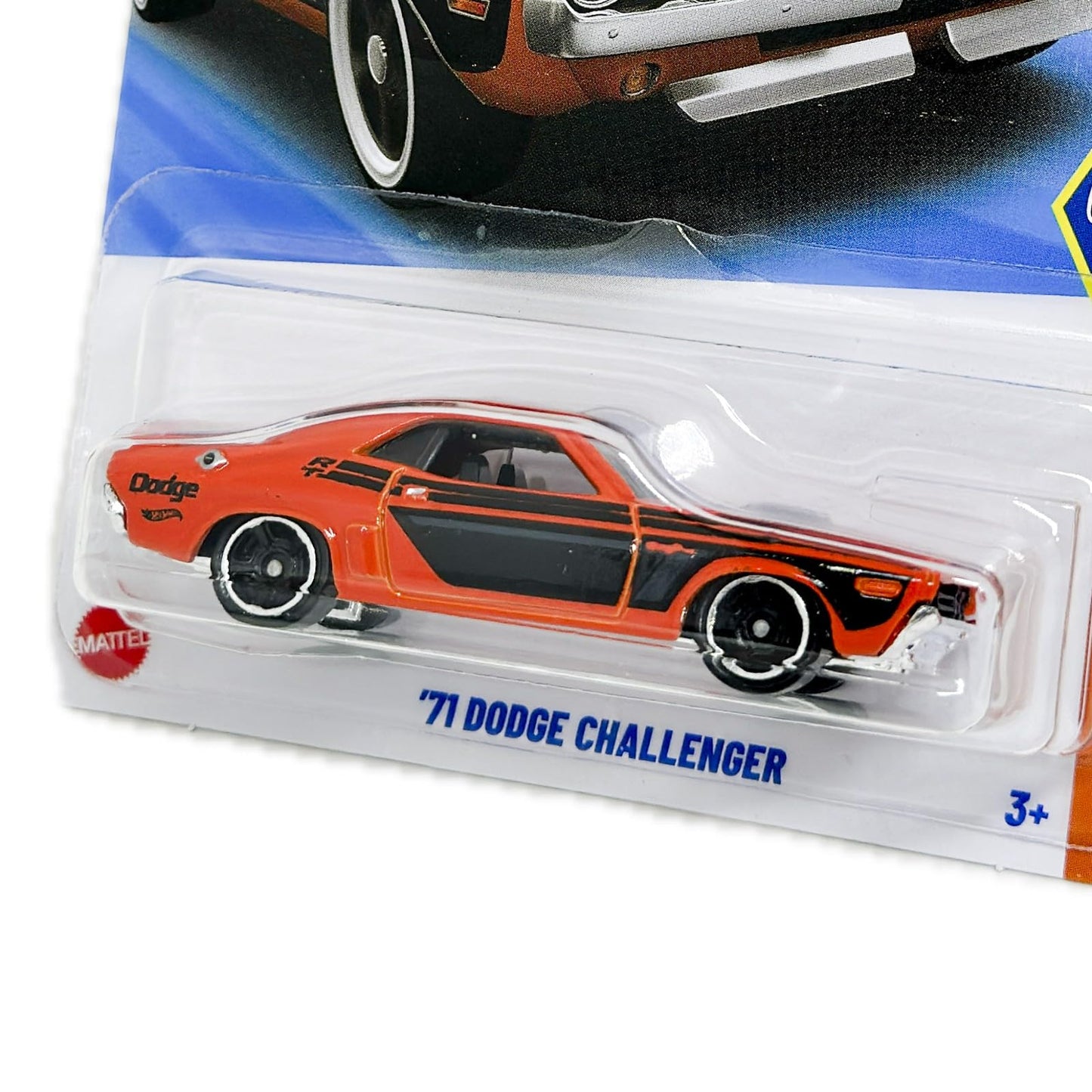 Hot Wheels '71 Dodge Challenger – Muscle Mania 1:64 (Orange/Black) 131/250