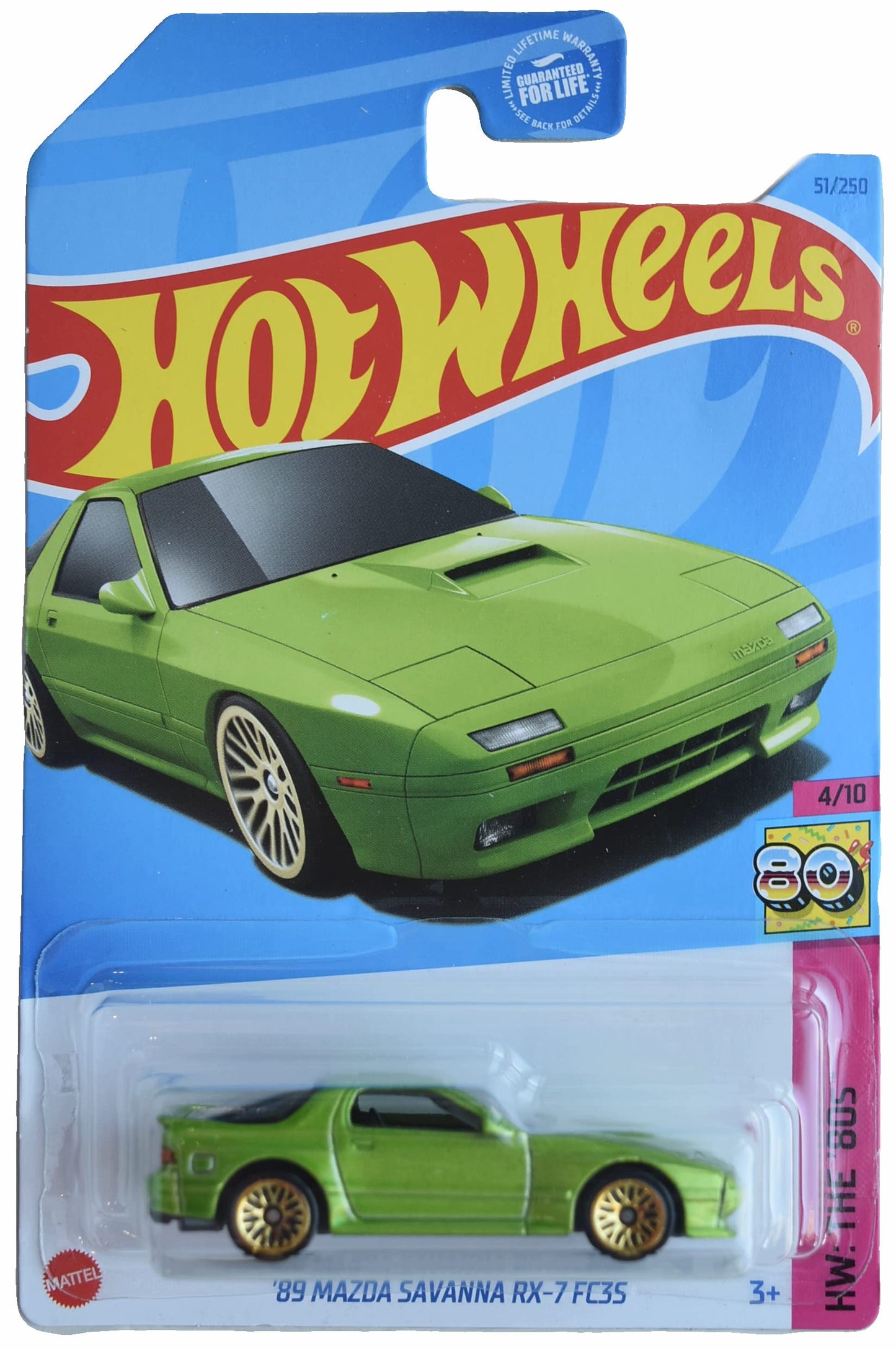 Hot Wheels '89 Mazda Savanna RX-7 FC3S | HW The '80s 4/10 – 1:64 Die-Cast