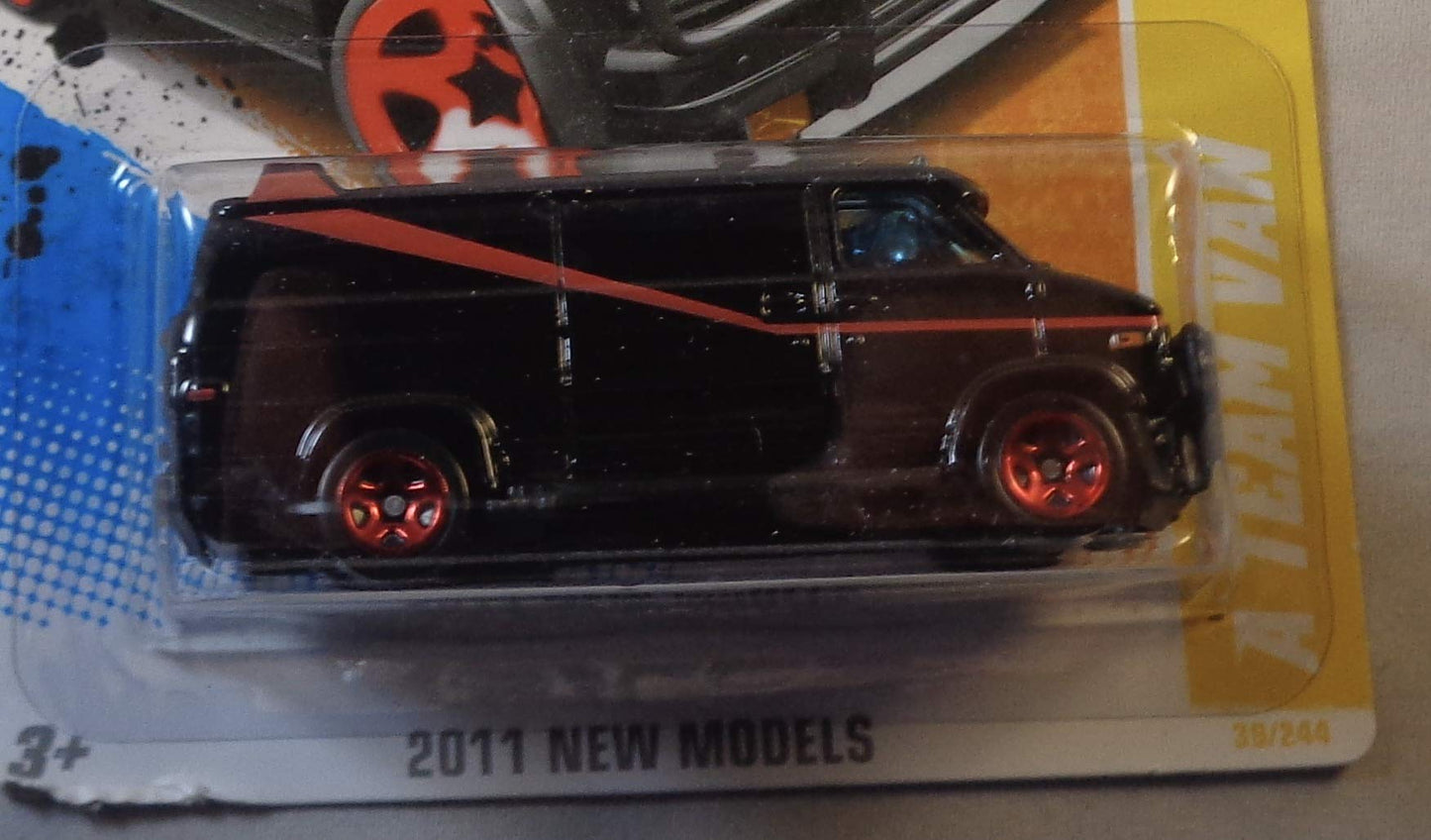 Hot Wheels 2011 A Team Van Black 39/244 – 1:64 Die-Cast Collectible