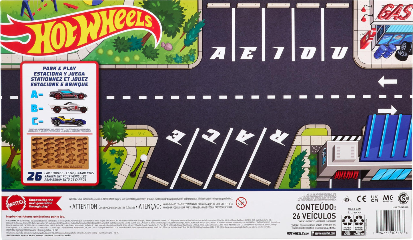 Hot Wheels ABC Racers – 26 Alphabet Cars & Trucks (1:64 Scale)