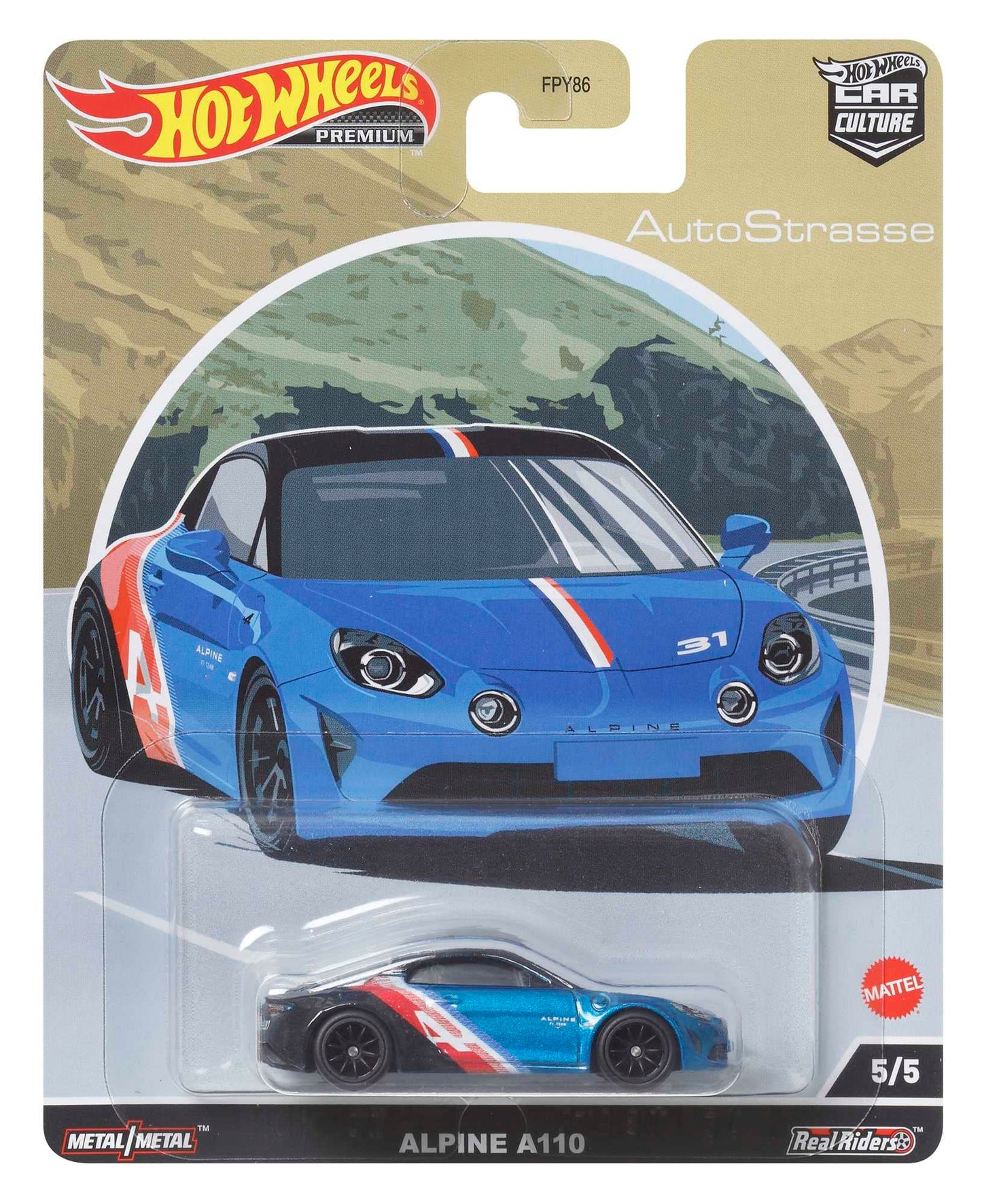 Hot Wheels Car Culture Circuit Legend Alpine A110 – Premium 1:64 Die-Cast Toy Car