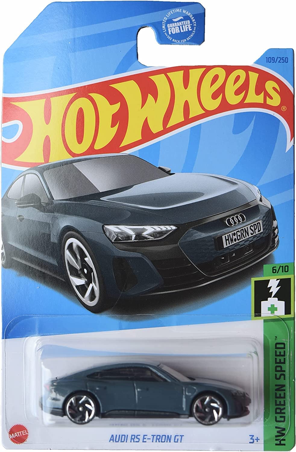 Hot Wheels Audi RS e-tron GT HW Green Speed 6/10 – 1:64 Die-Cast Car
