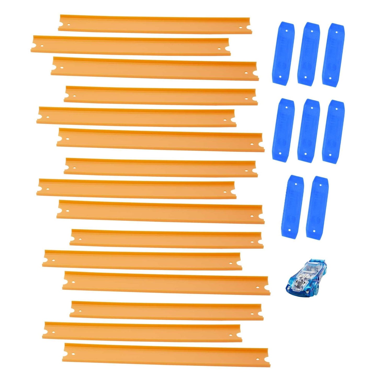 Hot Wheels BHT77 Car and Track Pack – Fast-Track Racing Set