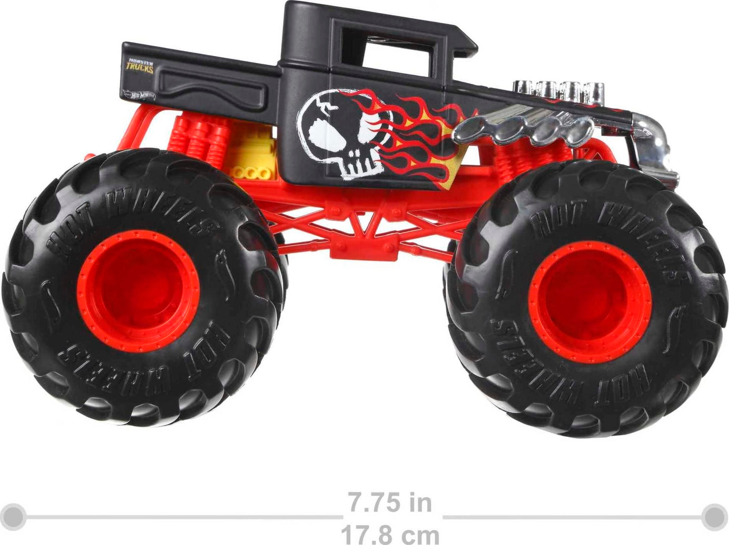 Hot Wheels Bone Shaker 1:24 Oversized Monster Truck – Die-Cast Collectible Play Vehicle