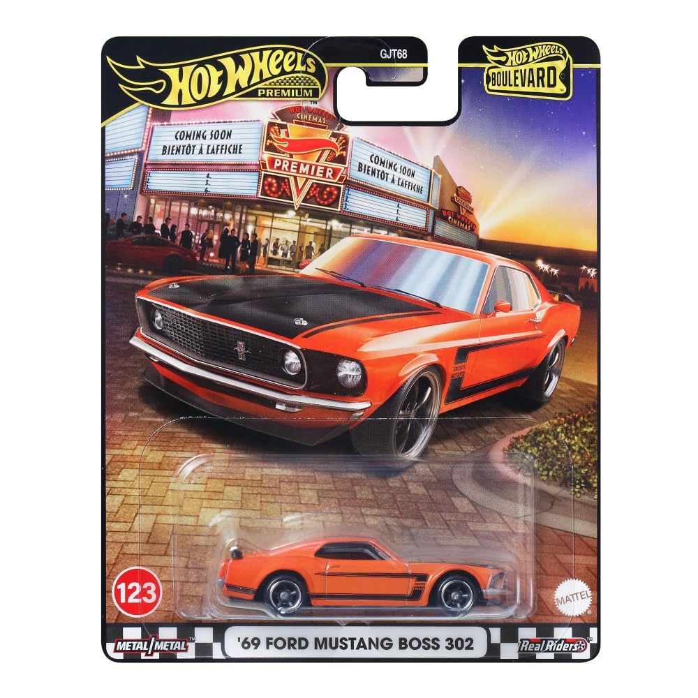 Hot Wheels JBL20 Boulevard 69 Ford Mustang Boss 302 – Diecast Mini Car by Mattel