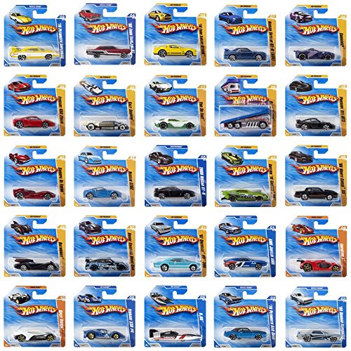 Hot Wheels Bundle of 25 Cars – 1:64 Die-Cast Collection Set
