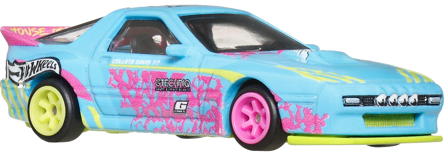 Hot Wheels Premium Car Culture Mazda RX-7 FC Pandem — 1:64 Die-Cast with Real Riders