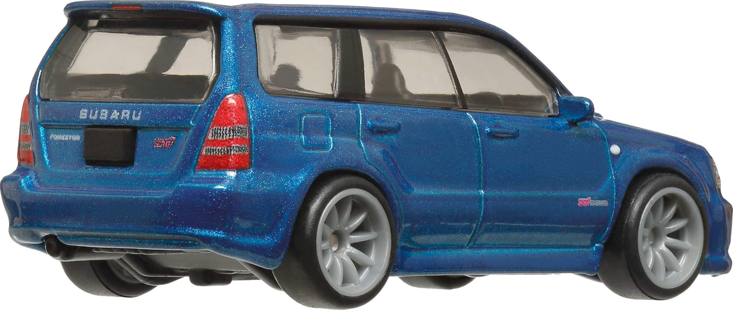 Hot Wheels Premium Car Culture Subaru Forester STI 1:64 Die-Cast with Real Riders