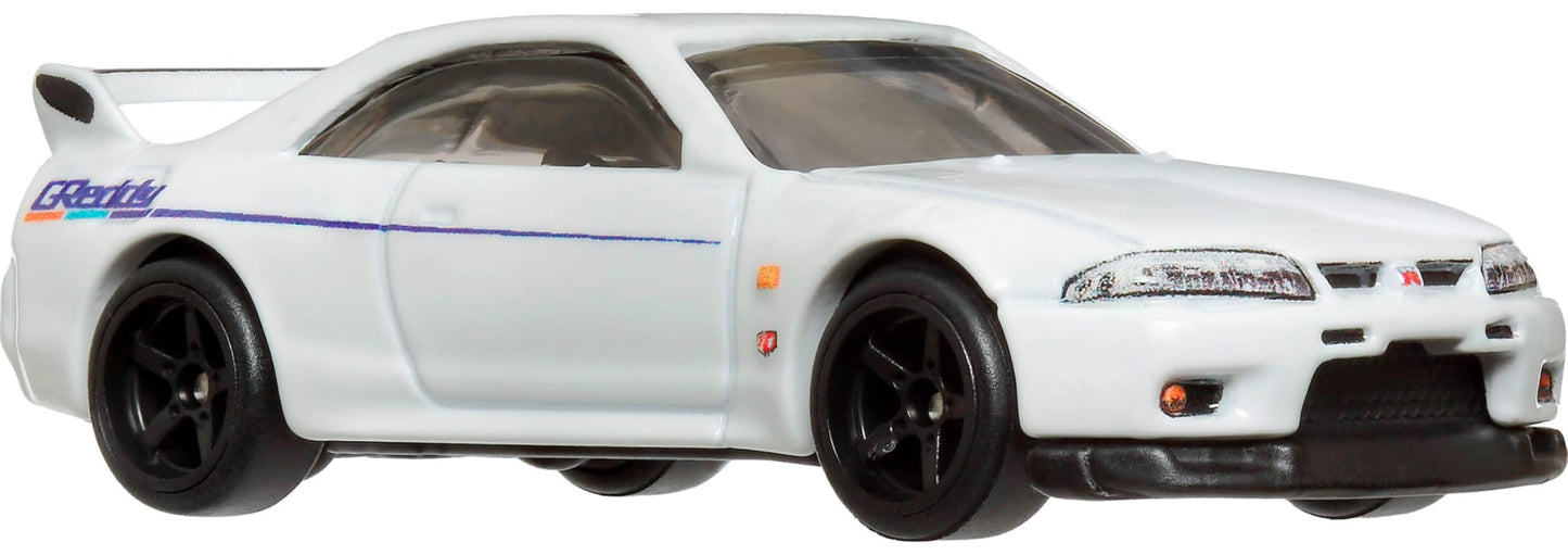 Hot Wheels Premium Car Culture Nissan Skyline R-33 1:64 Die-Cast with Real Riders
