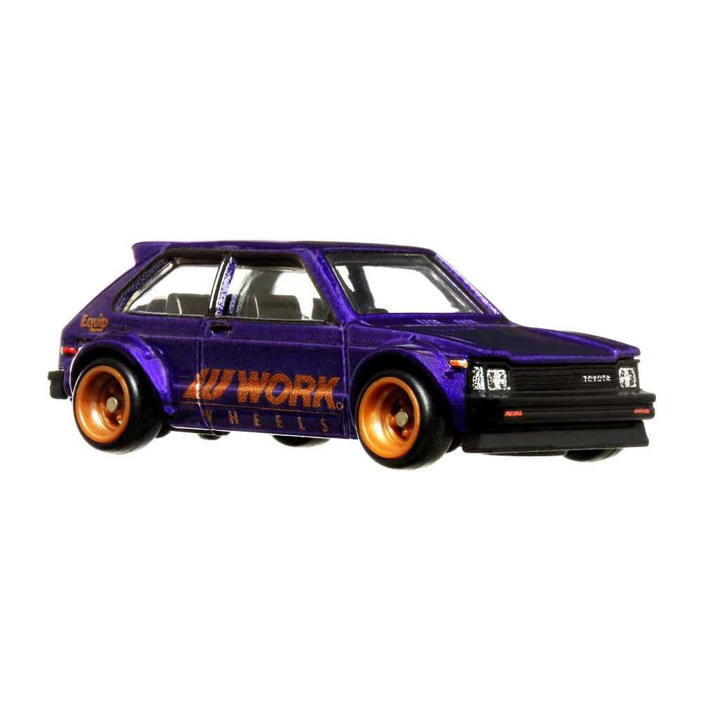 Hot Wheels Car Culture Circuit Legends: Toyota Starlet KP61 1:64 – Premium Collection