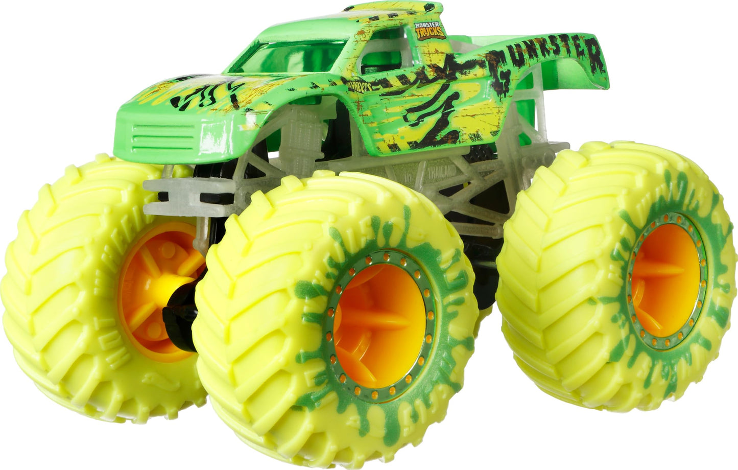 Hot Wheels Glow-in-the-Dark Monster Trucks 10-Pack – 1:64 Scale