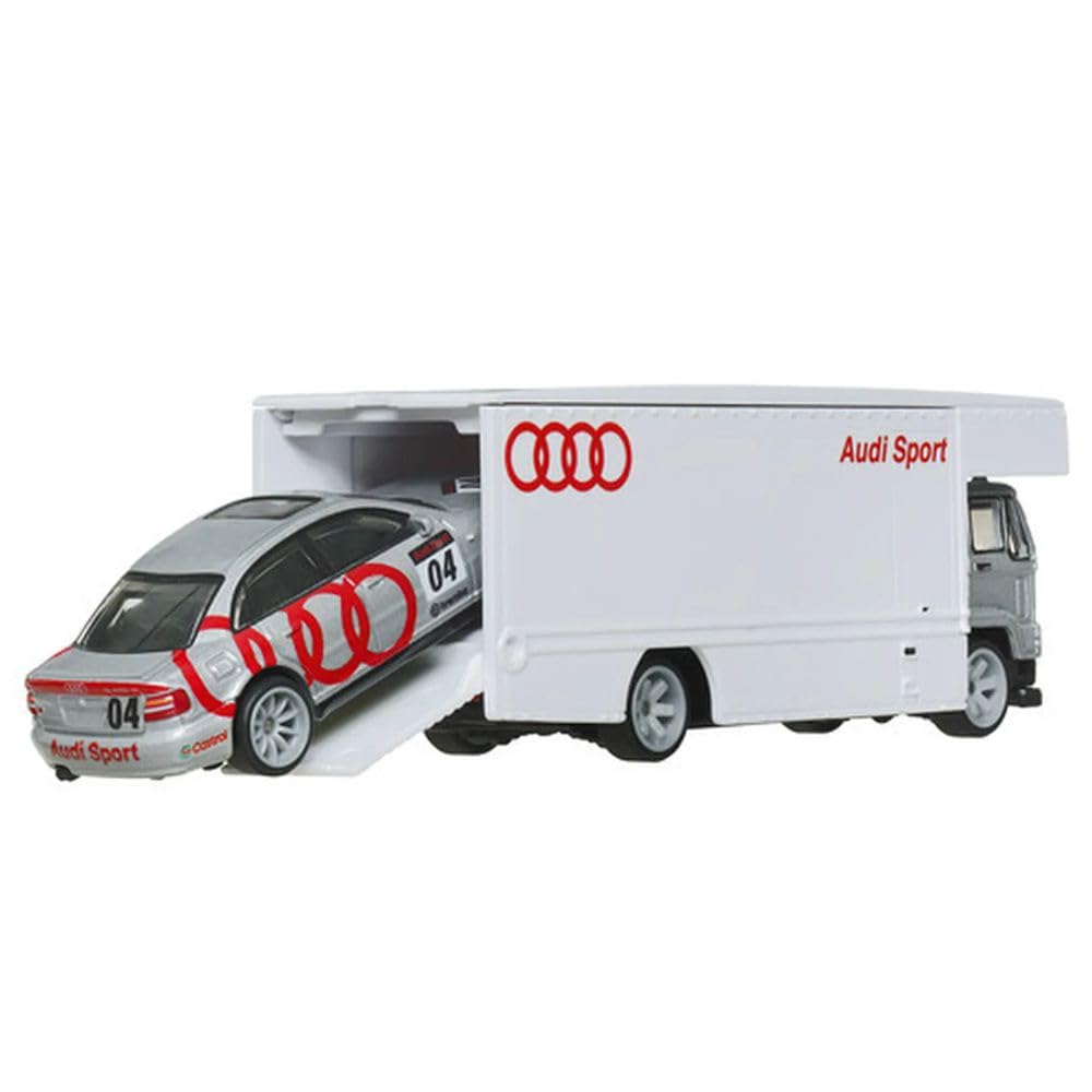 Hot Wheels Audi S4 Quatro Transport Vehicle 1:64 – Premium Collector Auto Transporter Set