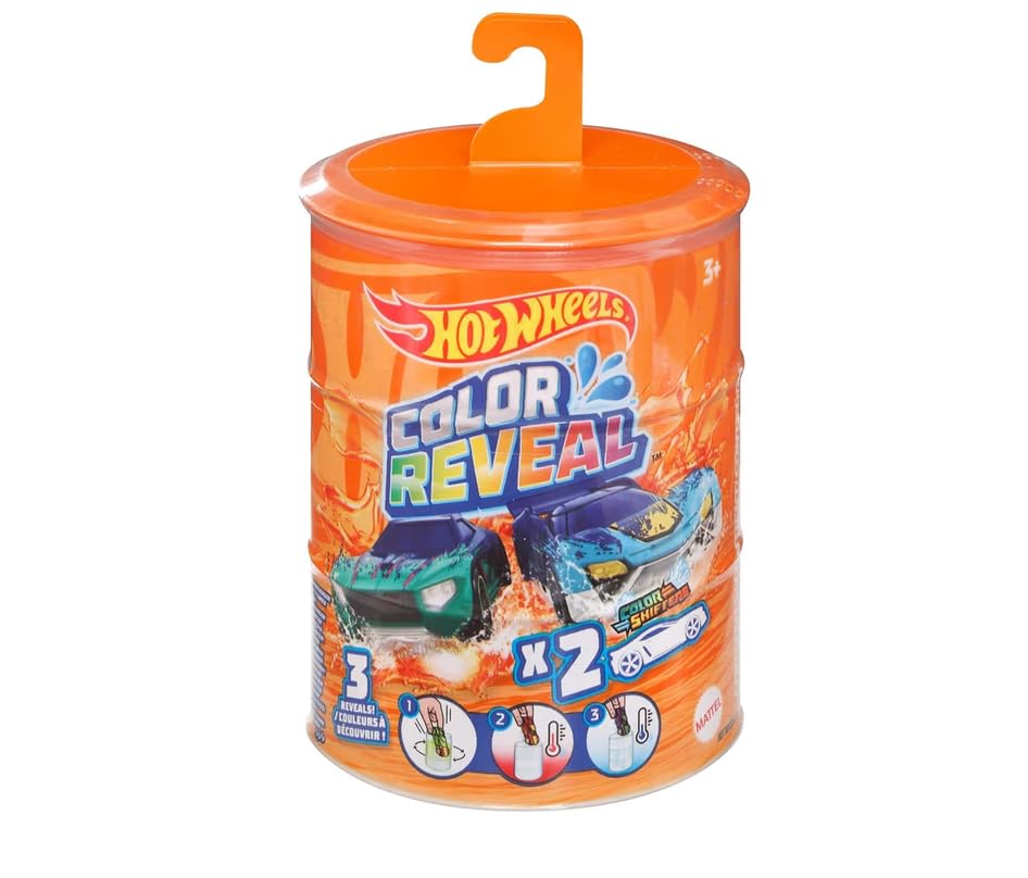 Hot Wheels Color Reveal Multipack – 2 Surprise Cars That Change Deco in Warm & Cold Water