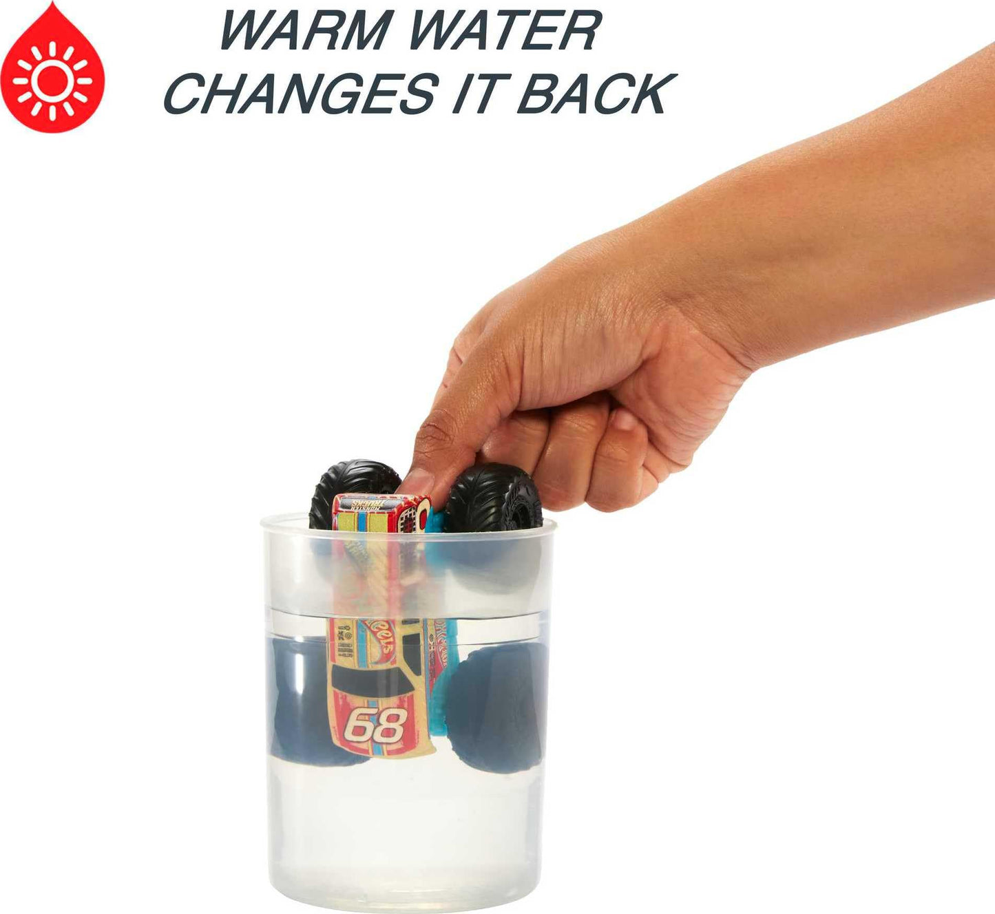 Hot Wheels Color Reveal Monster Trucks 1:64 | Water Dunk Tank & Color Shifts