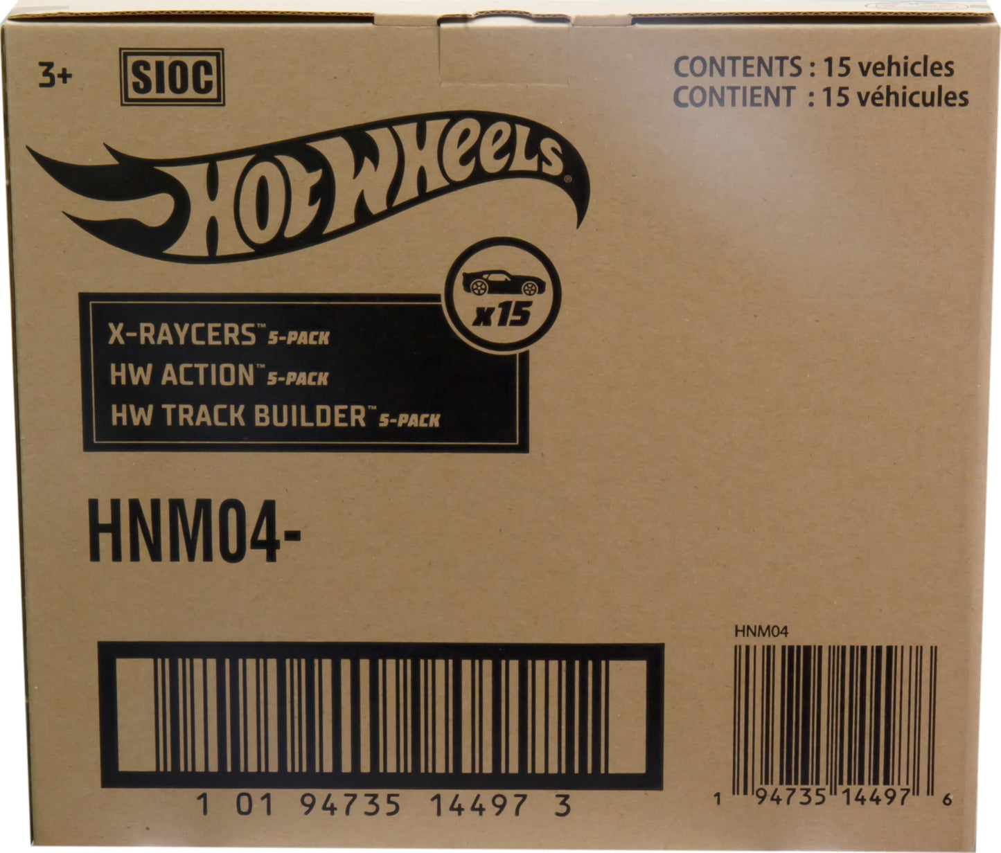 Hot Wheels 5-Pack Bundle — 15 Die-Cast Cars in 3 Themed Sets | 1:64 Scale