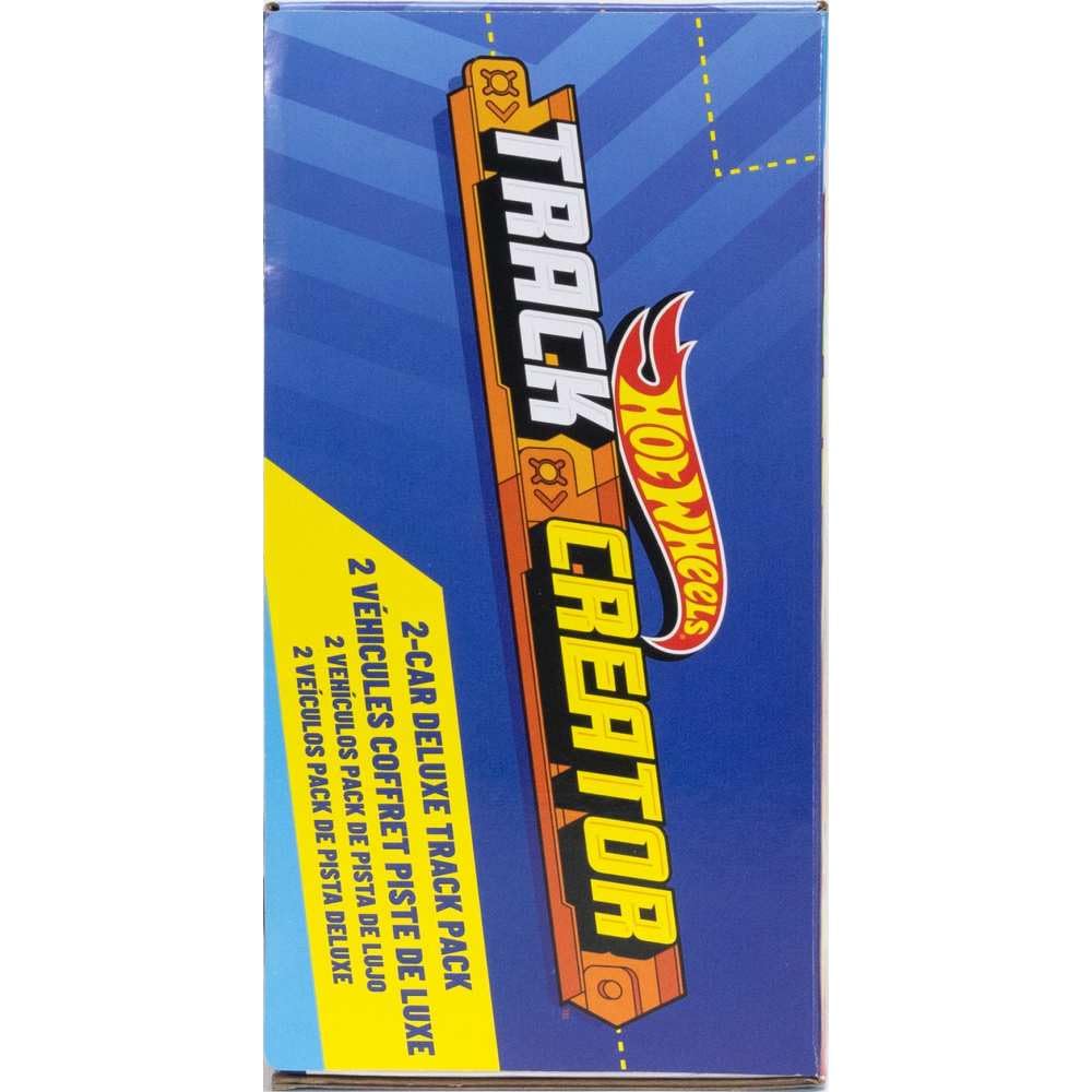 Hot Wheels Track Creator Deluxe Pack – 2-Car Set with 25 ft Speed Snap Track & E-Track Adapters