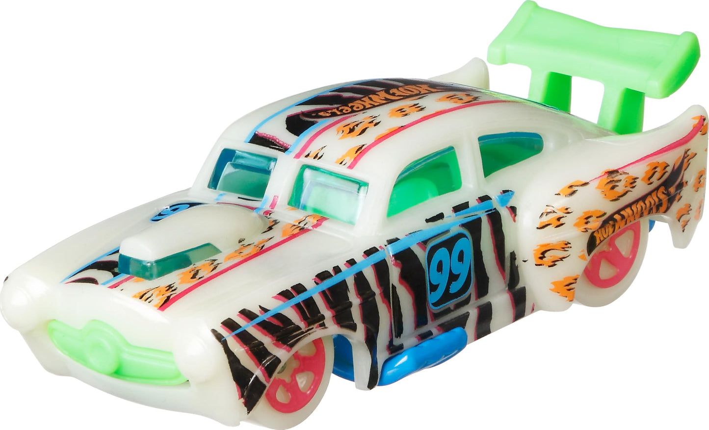 Hot Wheels Glow-in-the-Dark Monster Trucks 10-Pack – 1:64 Scale