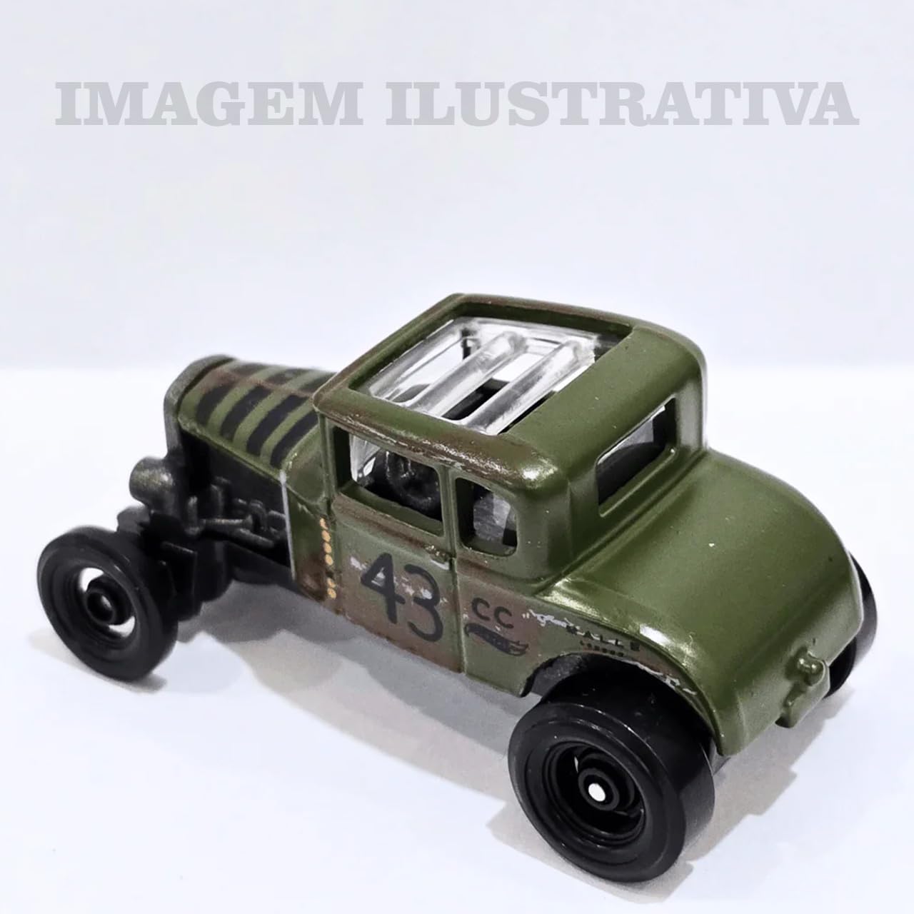 Hot Wheels Ford Model A Custom ’31 HYX92 Dirt Series 7/10 – Camouflage 1:64 Carded Edition