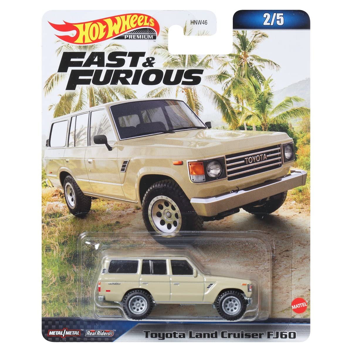 Hot Wheels 2023 Fast & Furious Premium Die-Cast Car Set – 5 Cars, 1:64 Scale | HNW46-956B