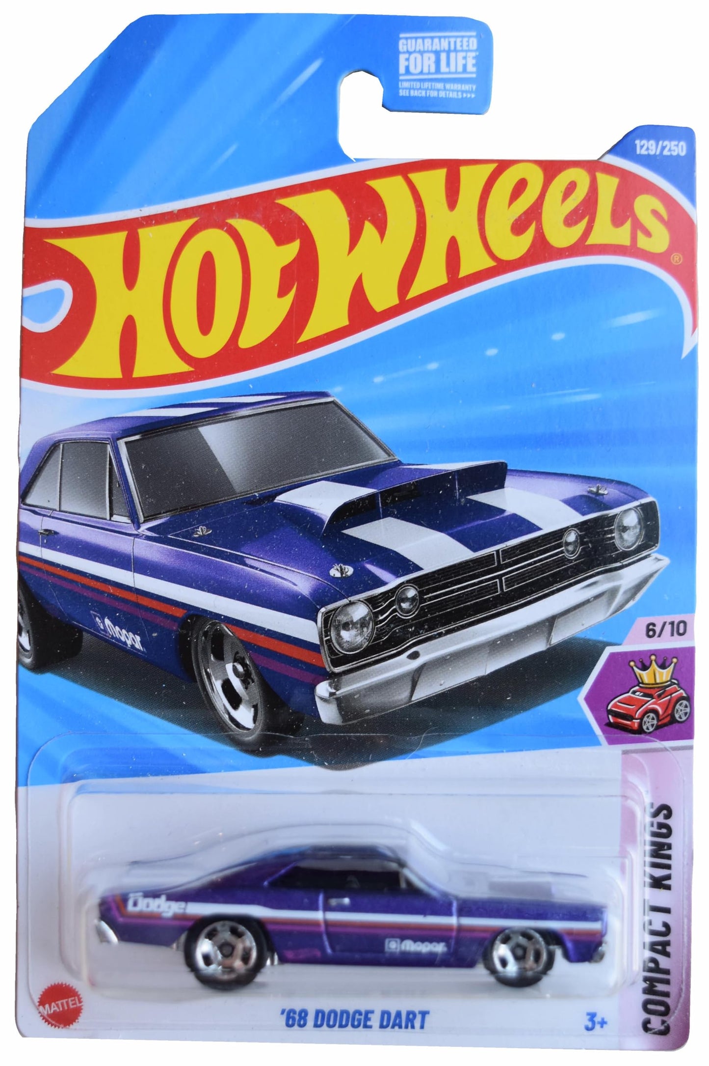 Hot Wheels '68 Dodge Dart - Compact Kings 6/10 Purple | 1:64 Die-Cast