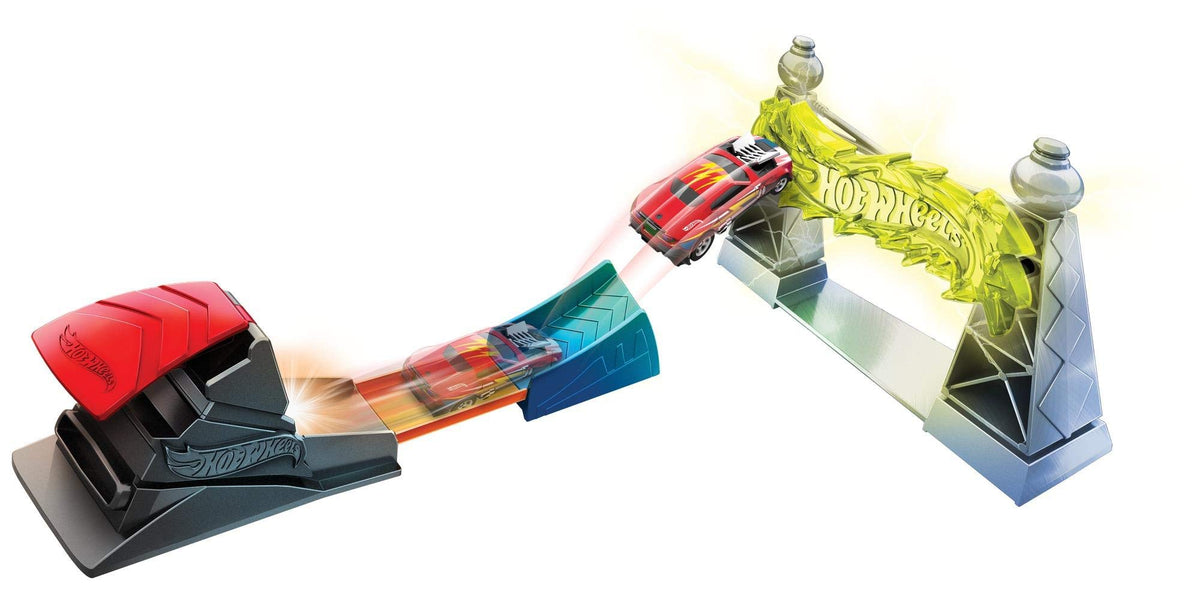 Hot Wheels Electric Tower Playset – Orange Track Launcher Stunt Set for Kids