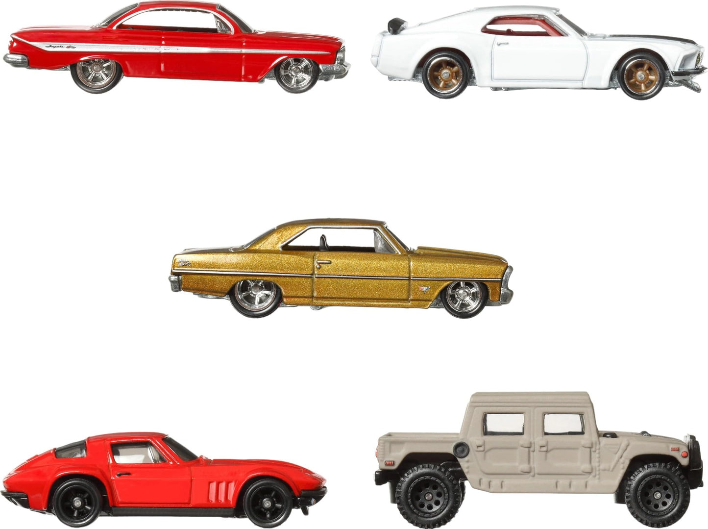 Hot Wheels Premium Fast & Furious 1:64 Scale 5-Pack Die-Cast Cars – HKF07
