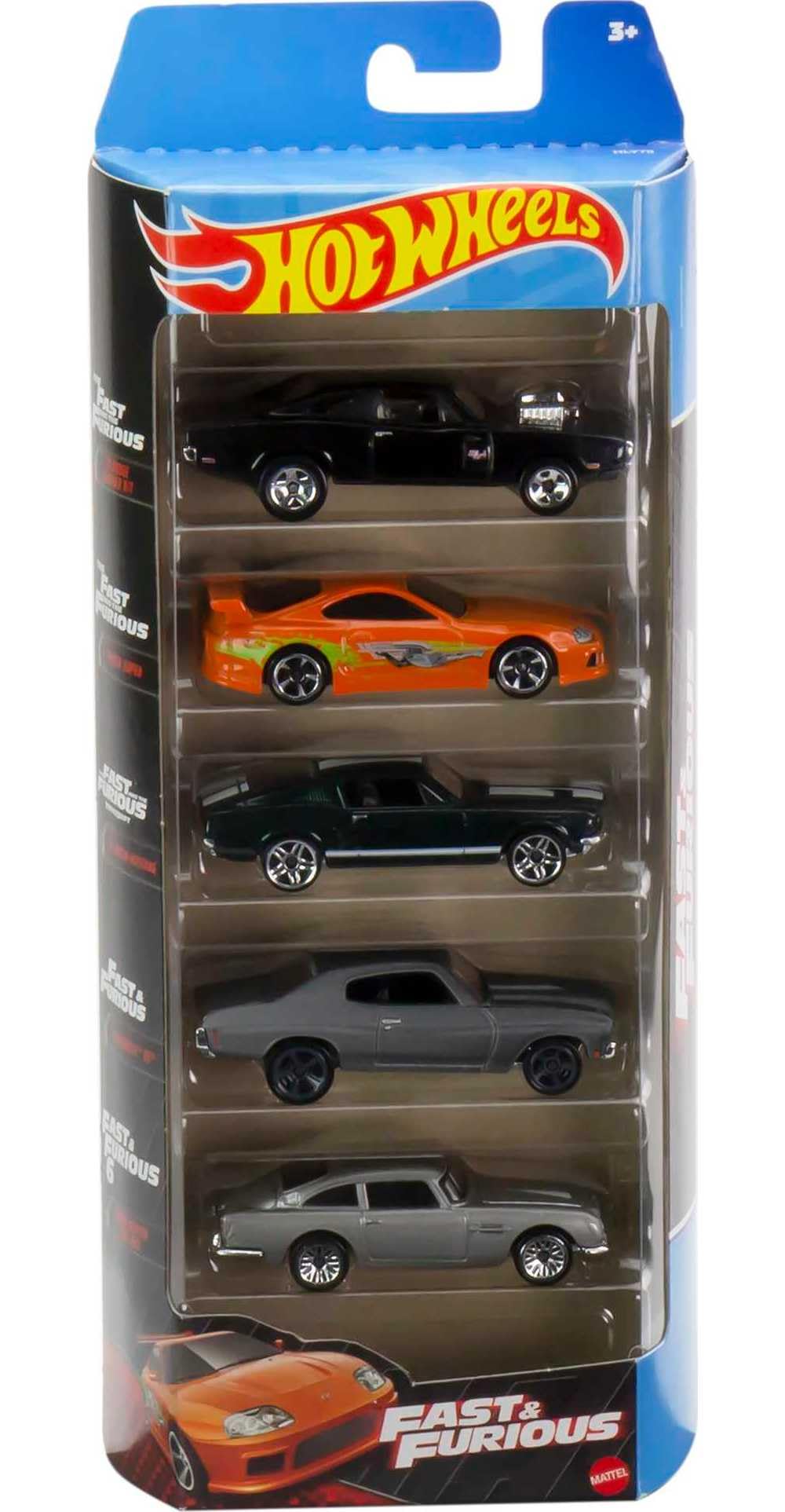 Hot Wheels Fast & Furious 1:64 Scale 5-Pack – Exclusive Decos