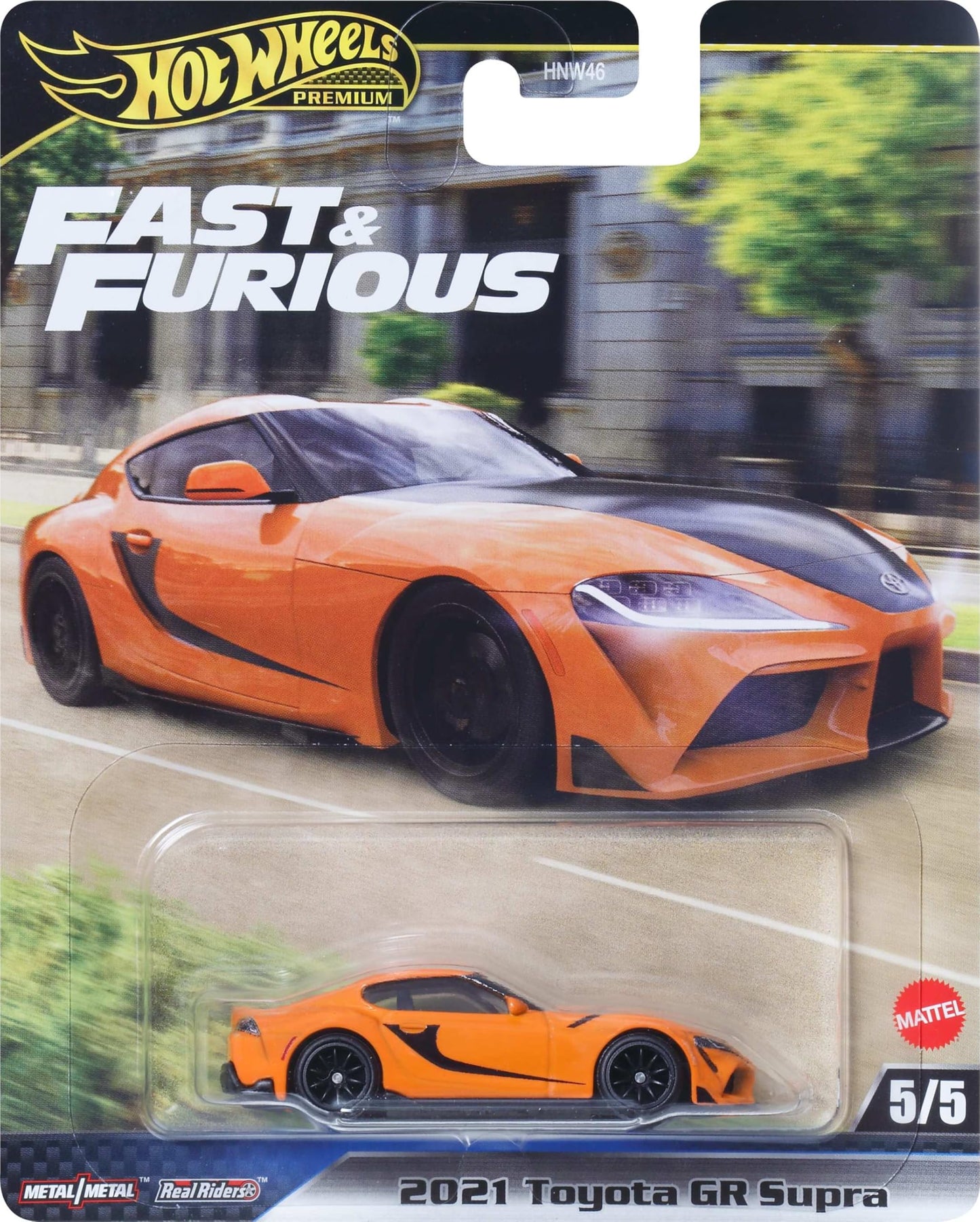 Hot Wheels Premium Fast & Furious 1:64 Die-Cast Cars with Real Riders
