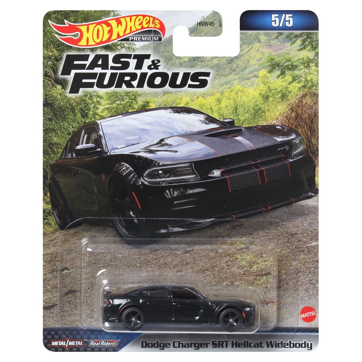 Hot Wheels 2023 Fast & Furious Premium Die-Cast Car Set – 5 Cars, 1:64 Scale | HNW46-956B