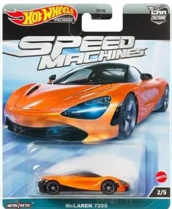 Hot Wheels Car Culture 2023 Speed Machines Bundle — 5 Diecast Vehicles (FPY86-959A)