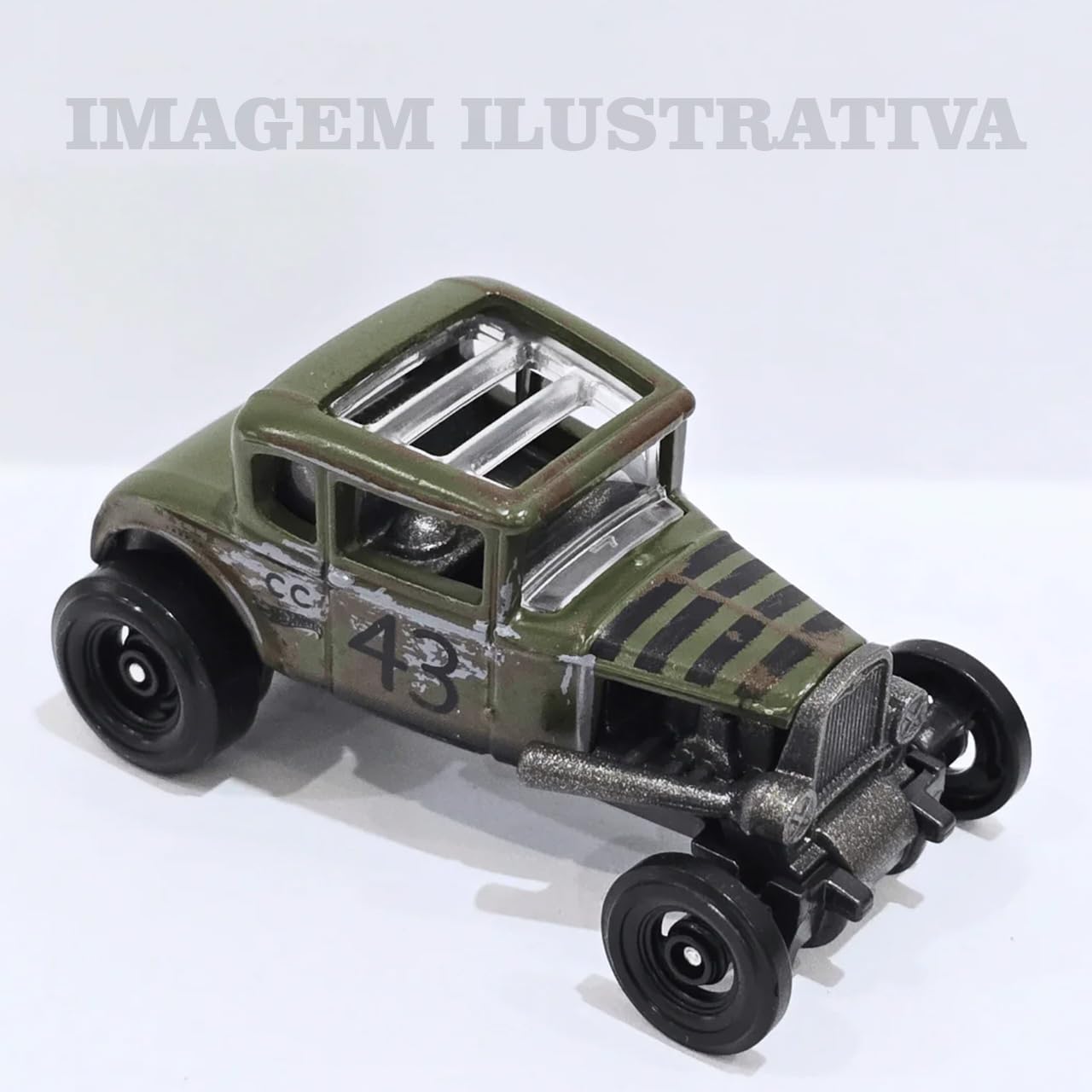 Hot Wheels Ford Model A Custom ’31 HYX92 Dirt Series 7/10 – Camouflage 1:64 Carded Edition