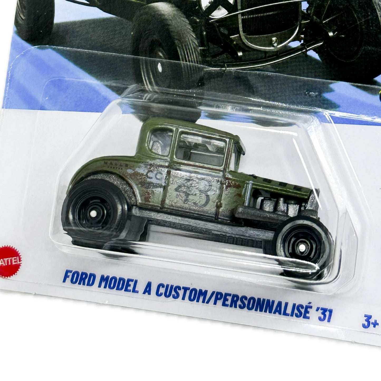 Hot Wheels Ford Model A Custom ’31 HYX92 Dirt Series 7/10 – Camouflage 1:64 Carded Edition