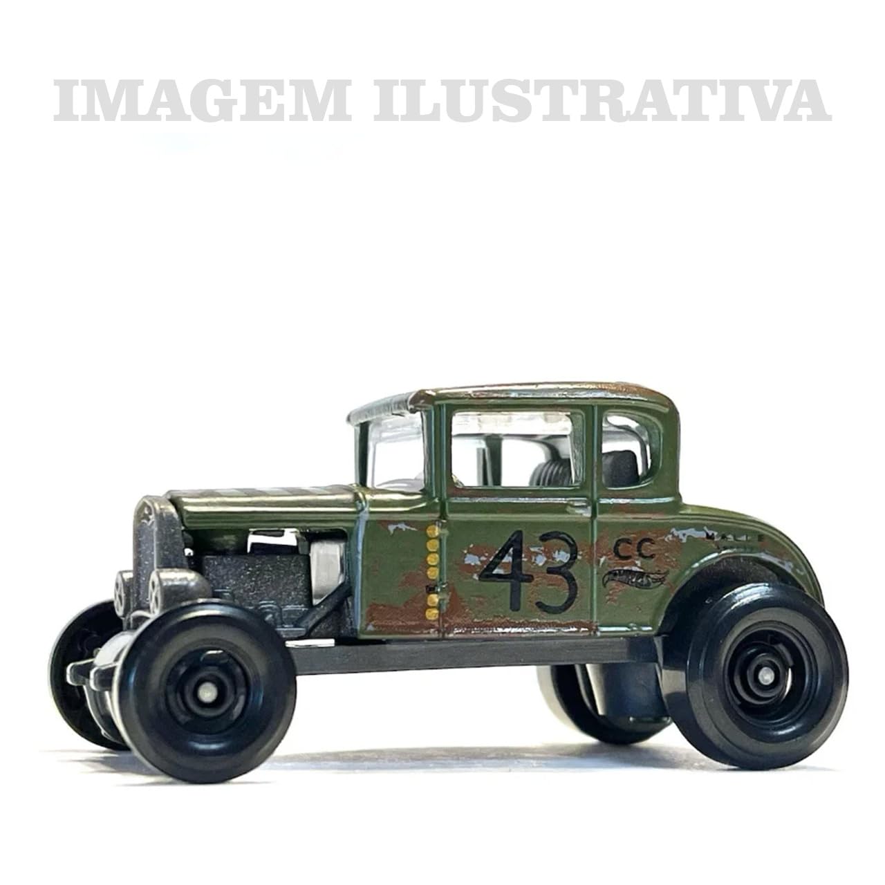 Hot Wheels Ford Model A Custom ’31 HYX92 Dirt Series 7/10 – Camouflage 1:64 Carded Edition