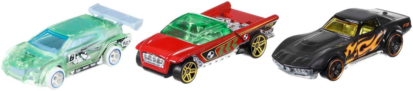 Hot Wheels 3 Car Pack – 1:64 Scale Die-Cast Vehicles | Starter Set for Kids 3+