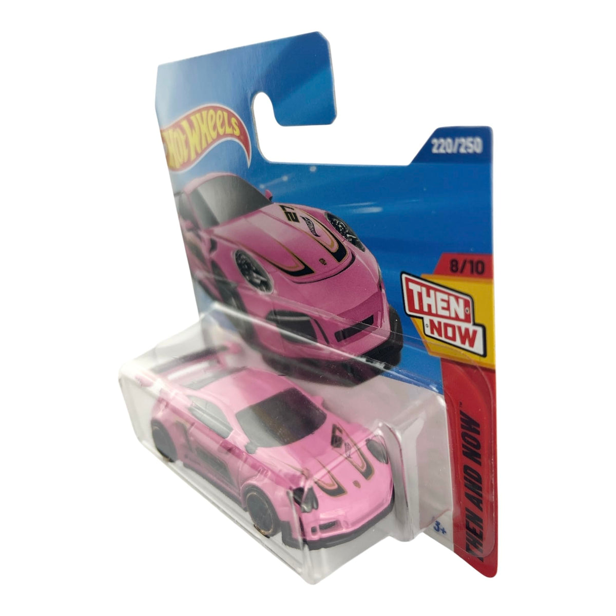 Hot Wheels Porsche 911 GT3 RS Pink Die-Cast – Then and Now Collection (1:64)