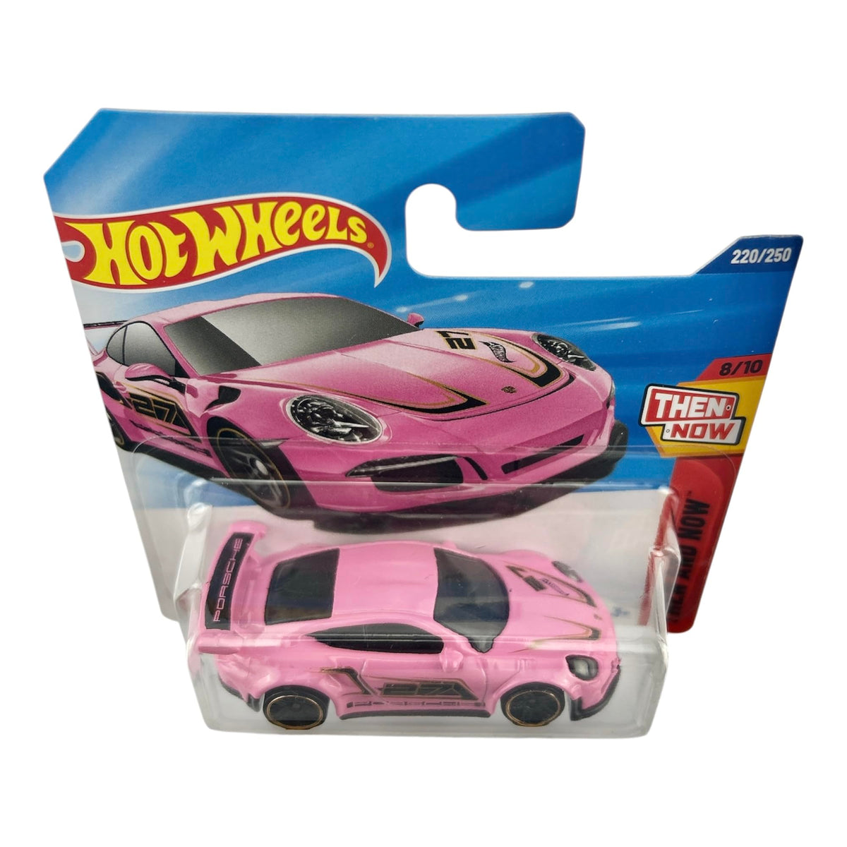 Hot Wheels Porsche 911 GT3 RS Pink Die-Cast – Then and Now Collection (1:64)