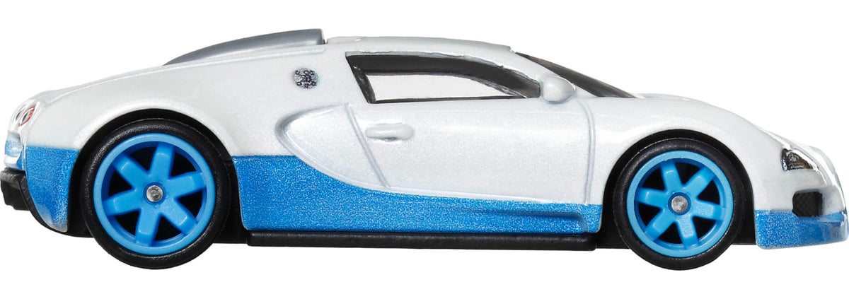 Hot Wheels Premium Car Culture Hammer Drop 1:64 Bugatti Veyron – Real Riders, Metal/Metal Body & Chassis