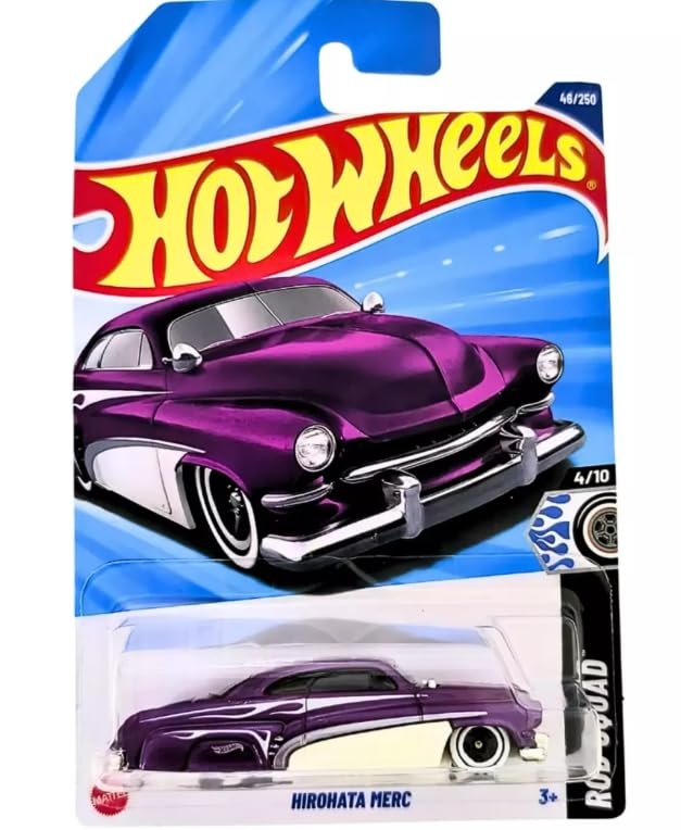 Hot Wheels Hirohata Merc Rod Squad 1:64 Diecast Car - 4/10